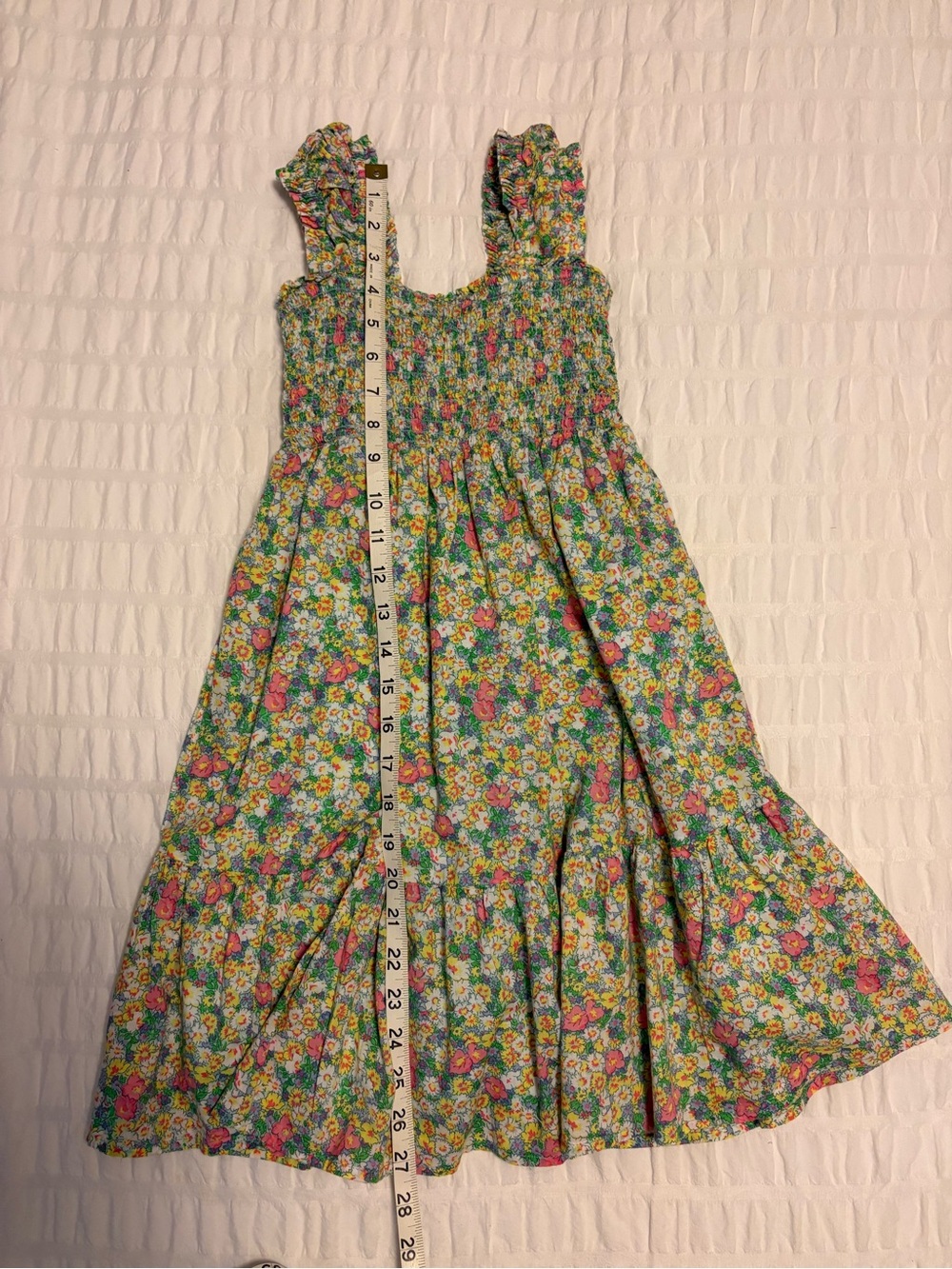 GAP Girls Floral Sundress - Green Multi